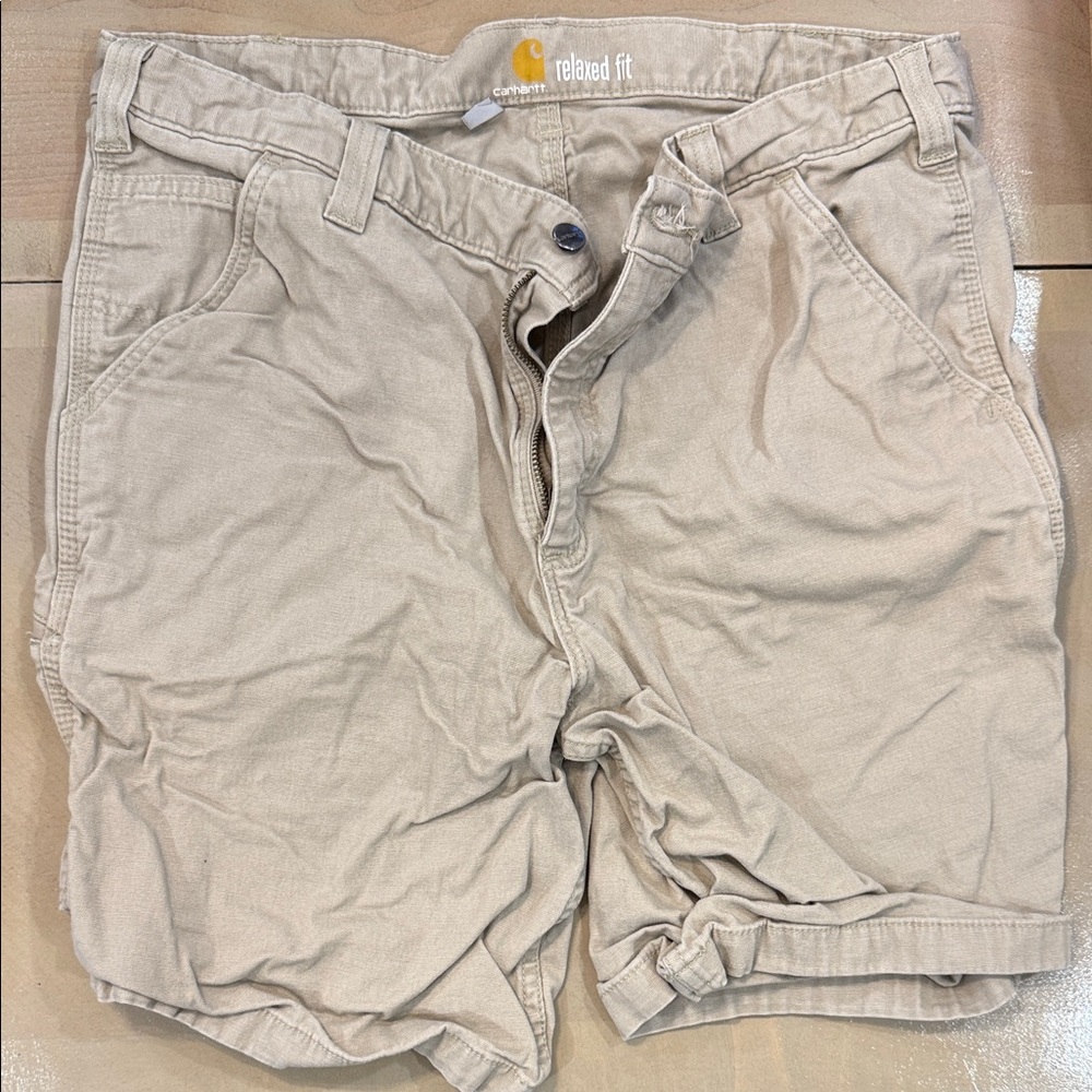 Carhartt Men's Cargo Shorts in Beige